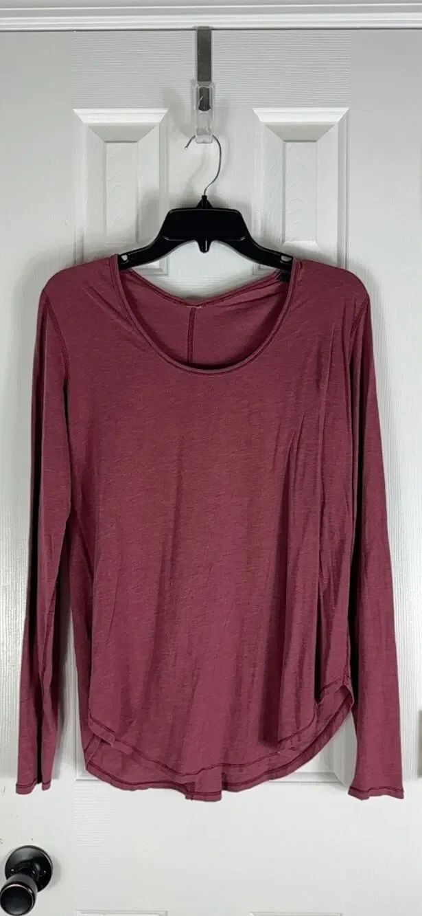 Lululemon Womens Maroon Pullover Size 10